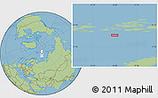 Savanna Style Location Map of the area around 79° 24' 54" N, 54° 28' 30" E