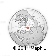 Outline Map of the Area around 79° 24' 54" N, 54° 28' 30" E, rectangular outline