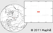 Blank Location Map of the area around 79° 24' 54" N, 55° 19' 30" E