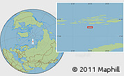 Savanna Style Location Map of the area around 79° 24' 54" N, 56° 10' 29" E