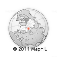 Outline Map of the Area around 79° 24' 54" N, 59° 34' 30" E, rectangular outline