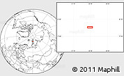Blank Location Map of the area around 79° 24' 54" N, 60° 25' 29" E