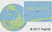 Savanna Style Location Map of the area around 79° 24' 54" N, 60° 25' 29" E