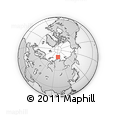 Outline Map of the Area around 79° 24' 54" N, 99° 31' 30" E, rectangular outline