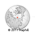 Outline Map of the Area around 79° 38' 54" N, 113° 7' 30" E, rectangular outline