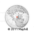 Outline Map of the Area around 79° 38' 54" N, 116° 22' 30" W, rectangular outline