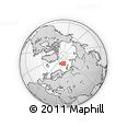 Outline Map of the Area around 79° 38' 54" N, 40° 1' 29" E, rectangular outline