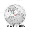 Outline Map of the Area around 79° 38' 54" N, 53° 37' 30" E, rectangular outline