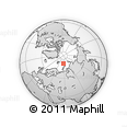 Outline Map of the Area around 79° 38' 54" N, 57° 1' 29" E, rectangular outline