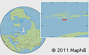 Savanna Style Location Map of the area around 79° 38' 54" N, 57° 52' 30" E