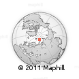 Outline Map of the Area around 79° 38' 54" N, 57° 52' 30" E, rectangular outline