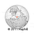 Outline Map of the Area around 79° 38' 54" N, 58° 43' 30" E, rectangular outline