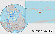 Gray Location Map of the area around 79° 38' 54" N, 59° 34' 30" E