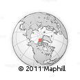 Outline Map of the Area around 79° 52' 48" N, 106° 10' 30" W, rectangular outline