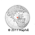 Outline Map of the Area around 79° 52' 48" N, 124° 52' 30" W, rectangular outline