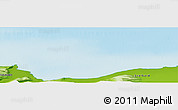 Physical Panoramic Map of the area around 79° 52' 48" N, 12° 49' 29" E