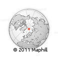 Outline Map of the Area around 79° 52' 48" N, 20° 28' 30" E, rectangular outline