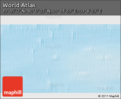 Physical 3D Map of the Area around 79° 52' 48" N, 30° 40' 29" E