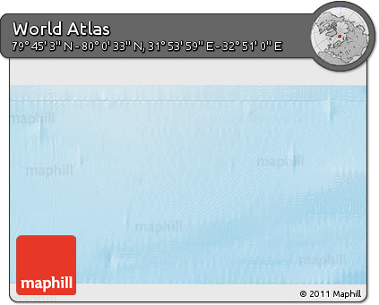 Physical 3D Map of the Area around 79° 52' 48" N, 32° 22' 30" E
