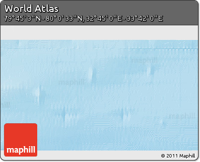 Physical 3D Map of the Area around 79° 52' 48" N, 33° 13' 30" E