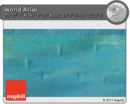 Satellite 3D Map of the Area around 79° 52' 48" N, 33° 13' 30" E