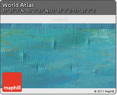 Satellite 3D Map of the Area around 79° 52' 48" N, 33° 13' 30" E