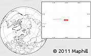 Blank Location Map of the area around 79° 52' 48" N, 34° 55' 29" E