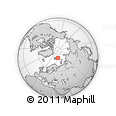Outline Map of the Area around 79° 52' 48" N, 40° 1' 29" E, rectangular outline