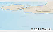 Shaded Relief 3D Map of the area around 79° 52' 48" N, 50° 13' 30" E