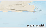 Shaded Relief 3D Map of the area around 79° 52' 48" N, 51° 4' 30" E