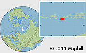 Savanna Style Location Map of the area around 79° 52' 48" N, 52° 46' 29" E