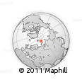 Outline Map of the Area around 79° 52' 48" N, 52° 46' 29" E, rectangular outline