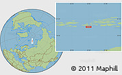 Savanna Style Location Map of the area around 79° 52' 48" N, 53° 37' 30" E
