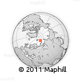 Outline Map of the Area around 79° 52' 48" N, 54° 28' 30" E, rectangular outline