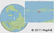 Savanna Style Location Map of the area around 79° 52' 48" N, 55° 19' 30" E