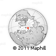 Outline Map of the Area around 79° 52' 48" N, 55° 19' 30" E, rectangular outline