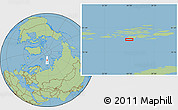 Savanna Style Location Map of the area around 79° 52' 48" N, 56° 10' 29" E
