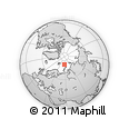 Outline Map of the Area around 79° 52' 48" N, 57° 1' 29" E, rectangular outline