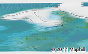 Satellite 3D Map of the area around 79° 52' 48" N, 58° 43' 30" E