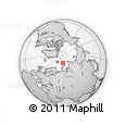 Outline Map of the Area around 79° 52' 48" N, 58° 43' 30" E, rectangular outline