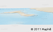 Shaded Relief Panoramic Map of the area around 79° 52' 48" N, 58° 43' 30" E