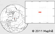 Blank Location Map of the area around 79° 52' 48" N, 59° 34' 30" E
