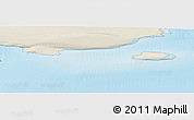 Shaded Relief Panoramic Map of the area around 79° 52' 48" N, 59° 34' 30" E