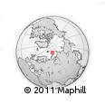 Outline Map of the Area around 79° 52' 48" N, 60° 25' 29" E, rectangular outline