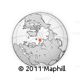 Outline Map of the Area around 79° 52' 48" N, 61° 16' 29" E, rectangular outline
