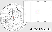 Blank Location Map of the area around 79° 52' 48" N, 74° 1' 30" E