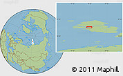 Savanna Style Location Map of the area around 79° 52' 48" N, 94° 25' 30" E