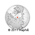Outline Map of the Area around 79° 52' 48" N, 98° 40' 30" E, rectangular outline