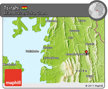 Physical 3D Map of Tsirahi