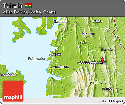 Physical 3D Map of Tsirahi